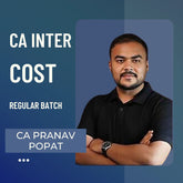 CA Inter Cost | Regular Batch by CA Pranav Popat | For Jan 26 & May 26 Exams
